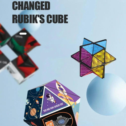 Cube Toy Creative Improve Imagination Smooth 3D Modeling Square Cube Birthday Gift Kids Cube Finger Cube 1