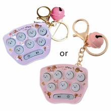 1.77x0.79x2.2inches Pinch Soft Hamster Button Game Keychain Supplies Portable Table Game for Creative Baby