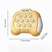 Electronic Pop Game Console Travel Games Fast Push It Squeeze Bubbles Light Up Popper Game For Adults And Kids, Stress relieve