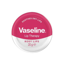 Vaseline Lip Therapy Smooth Dry Lips Petroleum Jelly With Rose Oil Rosy Lips 20g