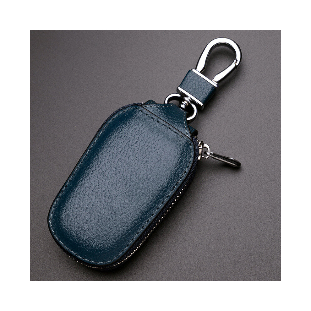 (Blue) Car Key Case Remote Key Zipper Bag Blue 4754135889486