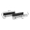 Living And Home 2PCS Magnetic Fridge Storage Shelf with Hooks 6