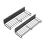Living And Home 2PCS Magnetic Fridge Storage Shelf with Hooks 4
