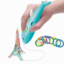 3D Printing Pen DIY Drawing Dolphin Printer Pen With Filament For Kids Education Hobbies Toy Birthday Gift Gift 3D Pens