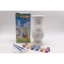 Kids Painting Toolkit Set Creative Ceramic Vase Shape Porcelain Drawing Educational Toy Christmas Halloween Gift