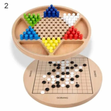 Gobang Non-toxic Family Game Environment Friendly Combo Game with Chess Ludo Chinese Checkers Toys for Kids Education Toys