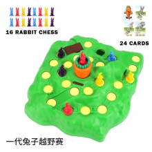 Funny Rabbit Competitive Trap Tablet Board Games Play Chess Children Family Fun Montessori Interactive Educational Toys for Kids