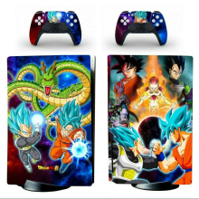 PS5 Disc Edition Console Skin Sticker Dragon Ball Z DBZ Super Son Goku Vegeta