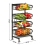 Living And Home 4-Tier Vegetable Fruit Storage Rack, Rolling Cart with Wheels 4
