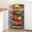 Living And Home 4-Tier Vegetable Fruit Storage Rack, Rolling Cart with Wheels 3
