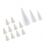 Foam Cones for crafts (13-Pack) Polystyrene, Assorted 4 Sizes 1500mm 2500mm 5
