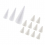 Foam Cones for crafts (13-Pack) Polystyrene, Assorted 4 Sizes 1500mm 2500mm 3
