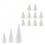 Foam Cones for crafts (13-Pack) Polystyrene, Assorted 4 Sizes 1500mm 2500mm 4