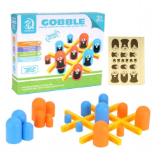 Tic-Tac-Toe Game (Big Eat Small) Tic-Tac-Toe Game Set Childrens Puzzle Stacking Cup Classic Parent-child Interactive Table T