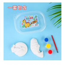 1pcs Children DIY Plaster Doll Hand-doodle Blank Mold Toys for Kid DIY Painted Toys Paint and Paint Kindergarten