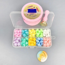 Lacquer Wax Grates Pearlescent Fluorescent Mixed Invitation Envelope Sealing Heating Melting Sealing Wax Set