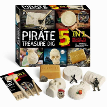 Pirate Skull DIY Digging Toys Archeology Excavation Educational Learning Toy Archaeology Paleontology Gift Toys For Children