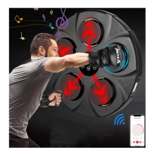 (1) Smart electronic music boxing machine, wall-mounted boxing machine, smart boxing target exercise machine for home, indoor and gym