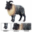 8.5*3*7CM Children Simulation Wild Animal Solid Static Model Sheep Himalayan Sheep Plastic Toy Decoration 3
