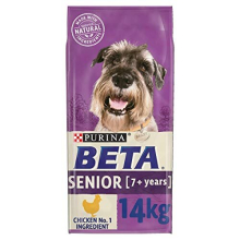 Beta Senior Dry Dog Food Chicken 1 x 14kg Pack