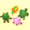 Pull String Turtle Rabbit Pull String Toy Children Cognitive Interaction Learning Education Animals Toys for Boys 4