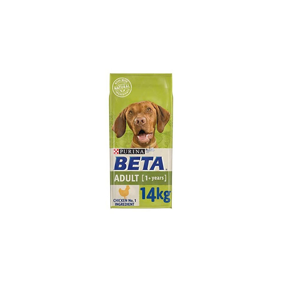 Beta Adult Dry Dog Food Chicken 1 x 14kg Pack