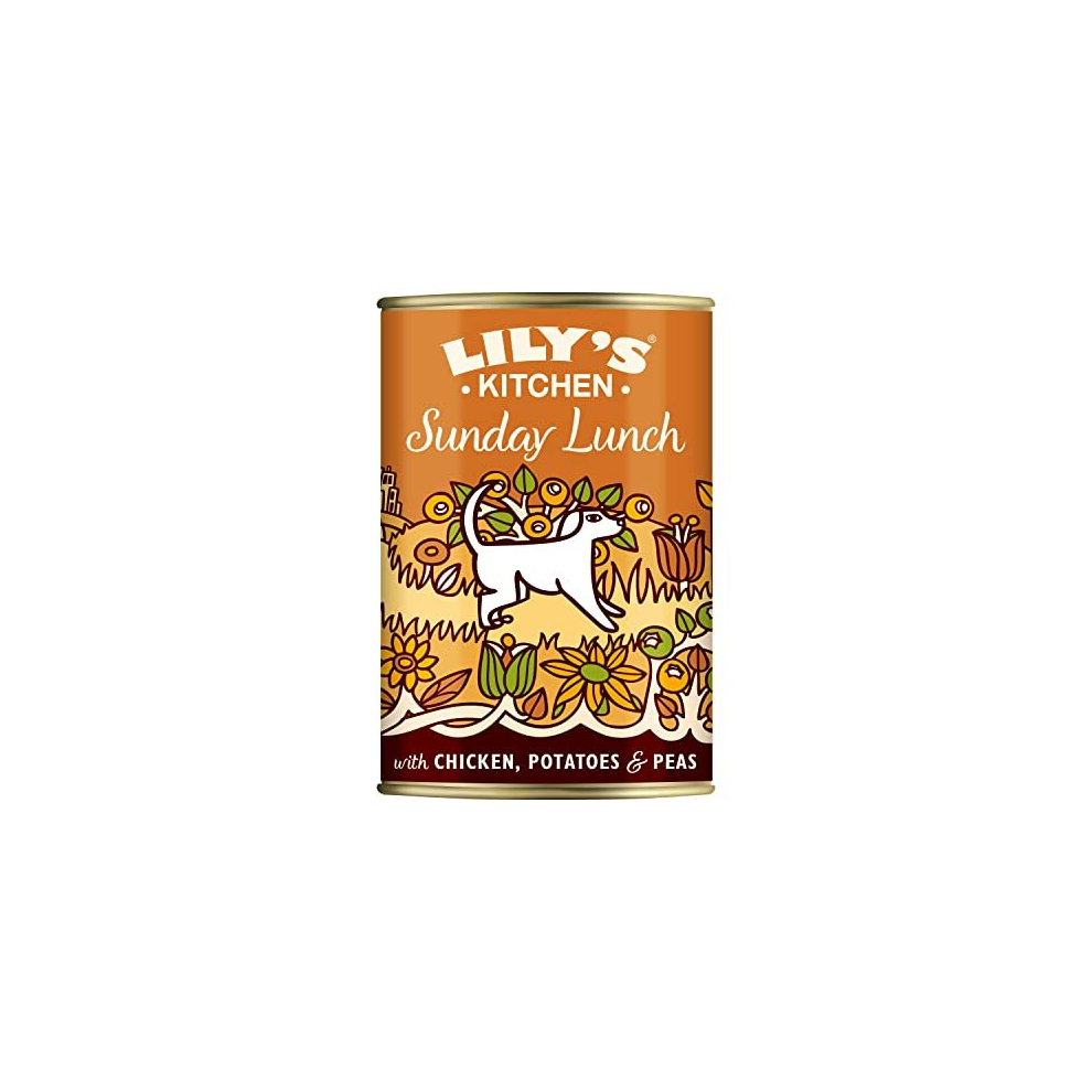 Lily's Kitchen Natural Adult Wet Dog Food Tin Sunday Lunch Grain-Free Recipe 6 x 400g