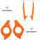 2 Sets Three-Piece Catching Insects Scissors Clip Collector Outdoor Tool Plastic 6