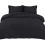 Utopia Bedding Duvet Cover Double with Pillow cases - Soft Microfibre Polyester - Bedding Quilt Cover Set (Black) 4