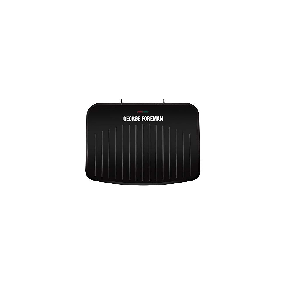 George Foreman 25820 Large Fit Grill - Versatile Griddle, Hot Plate and Toastie Machine with Improved Non-Stick Coating and Speedy Heat Up, Black