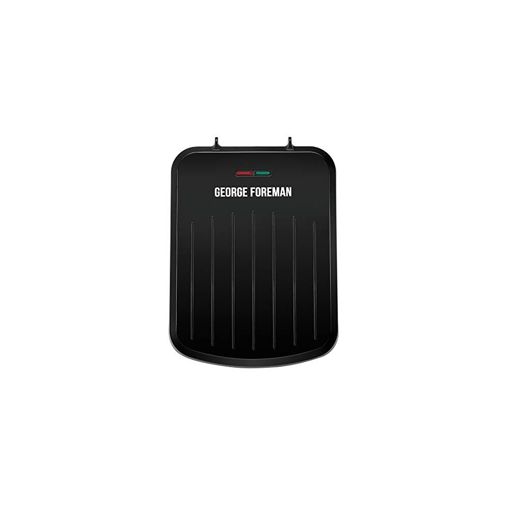 George Foreman 25800 Small Fit Grill - Versatile Griddle, Hot Plate and Toastie Machine with Speedy Heat Up and Easy Cleaning, Black