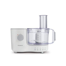 Kenwood Compact Food Processor, 1.4L Bowl, Blender, Emulsifying, Chopping Blade, Shredder Disc 400W, FP120, White