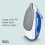 Morphy Richards Morphy Richards 300401 Light Glide 100 Steam Iron, Blue/White, 2400 W 4