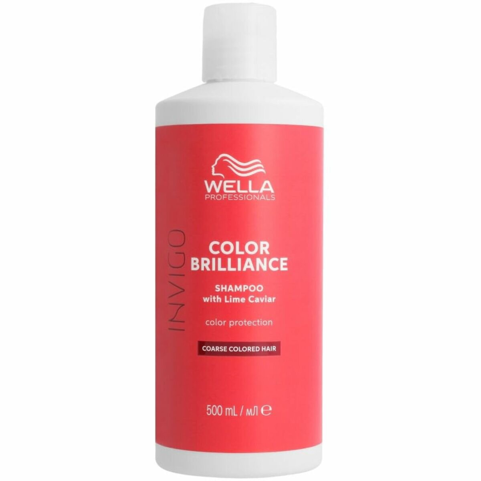 Wella Colour Revitalizing Shampoo Invigo Color Brilliance Coloured Hair Thick Hair 500 Ml