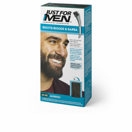 Just For Men Gel de COLORAÇÃO para bigode, barba e costeletas #marron 15 ml