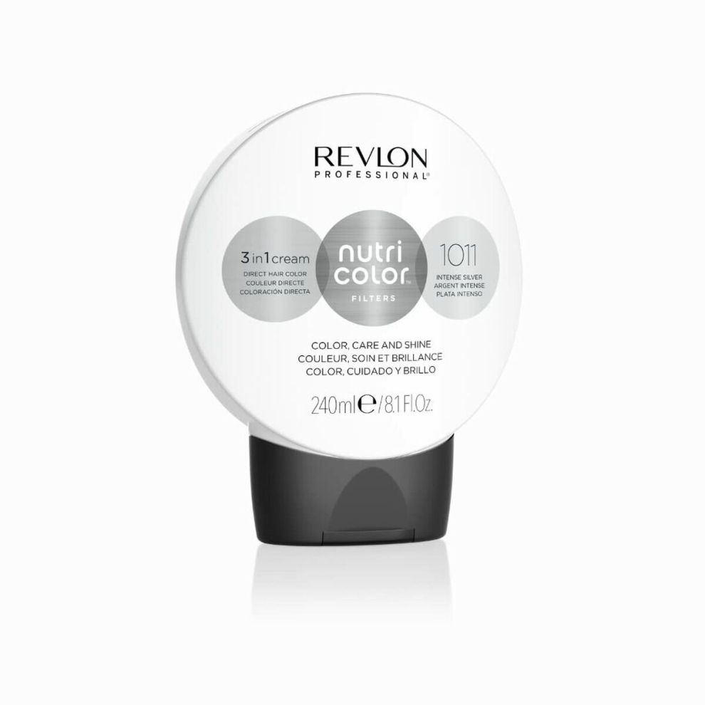 Revlon Silver Teinture Permanente Nutri Color Nâº 1011 Intense 240 Ml