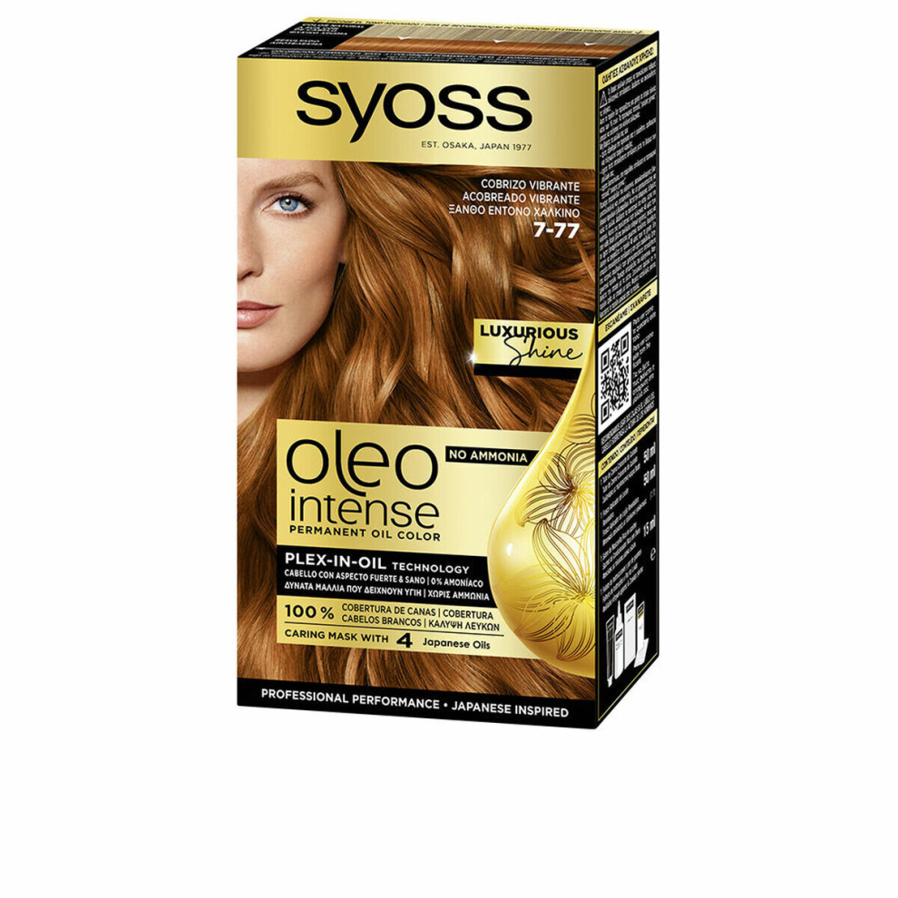 Syoss Permanent Dye Oleo Intense Ammonia-Free Nâº 7-77 Burning Copper