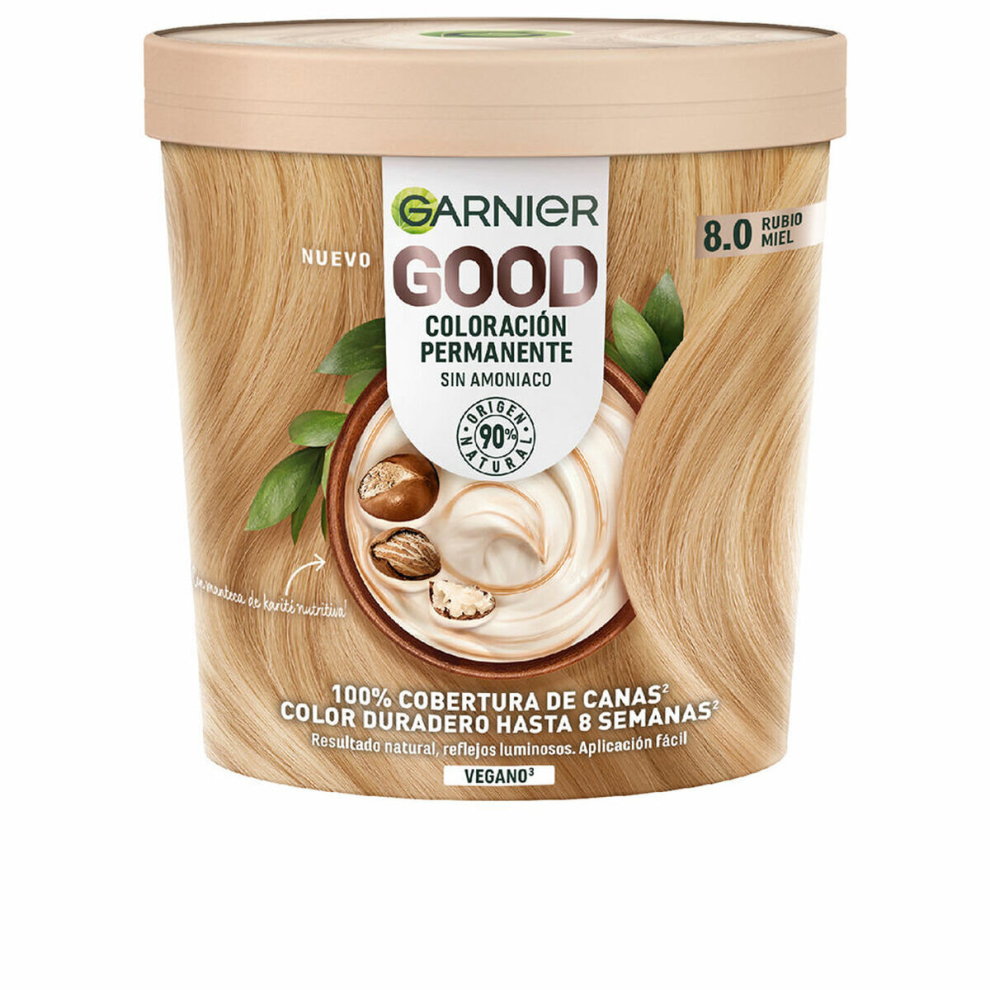 New Garnier Permanent Dye Good Nº 8.0 Blonde (1 Unit)