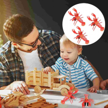 3 Pcs Pull Toy Children Educational Plaything Clockwork Toys Animal Plastic Kids Crab Baby