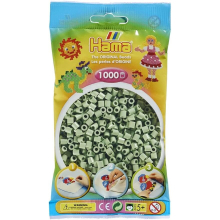 Hama 1000 Midi-Perlen im Beutel, zylindrisch, Kunststoff, Eukalyptus