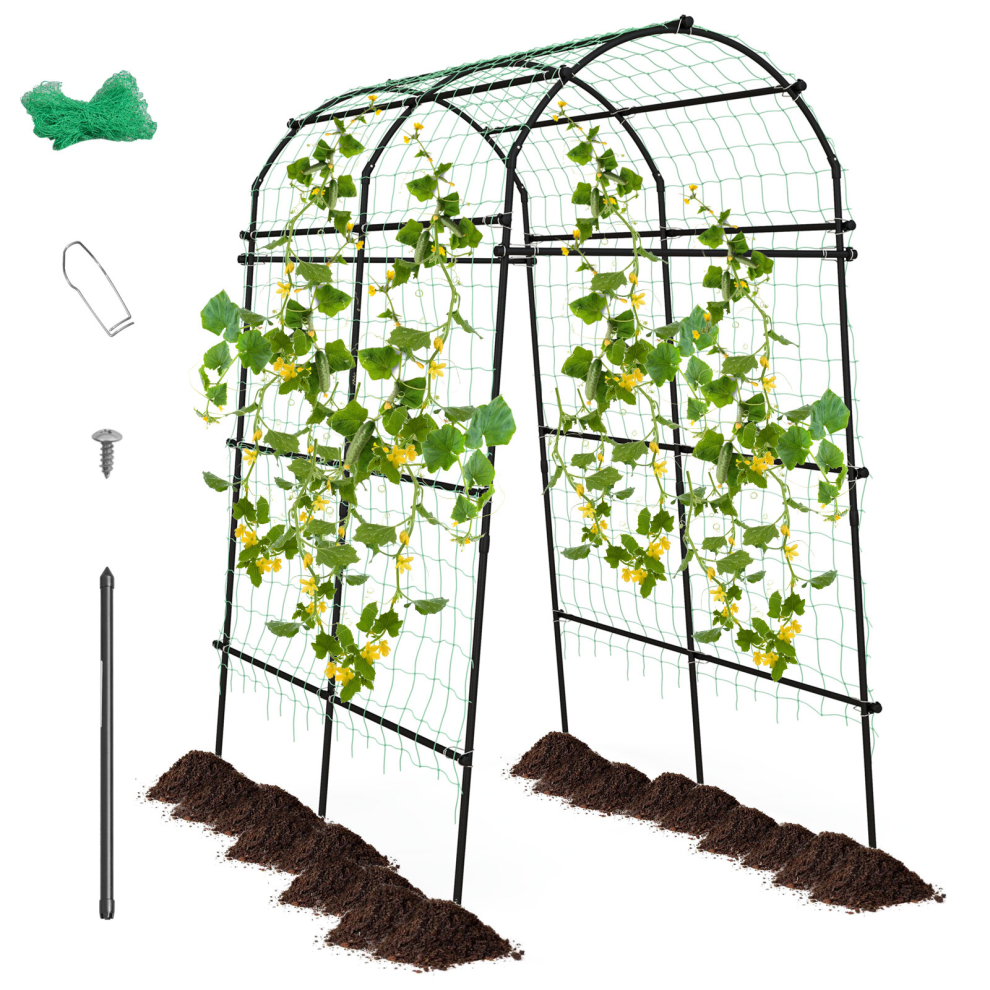 230CM Garden Arch Heavy Duty Arbor Climbing Trellis Pergola Decoration