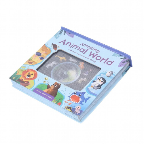 3D Cognitive Reading Book Eco Friendly Interesting 3D Reading Book Animal Encyclopedic Cognition Development for Kid for Home
