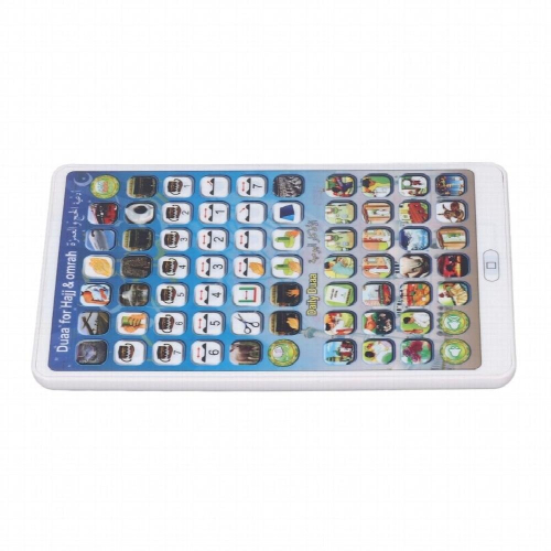 Kid Learning Pad Children Leaning Tablet Interactive Fun Tips ABS Compact Easy Operation Educational with Earphone for Travel 1