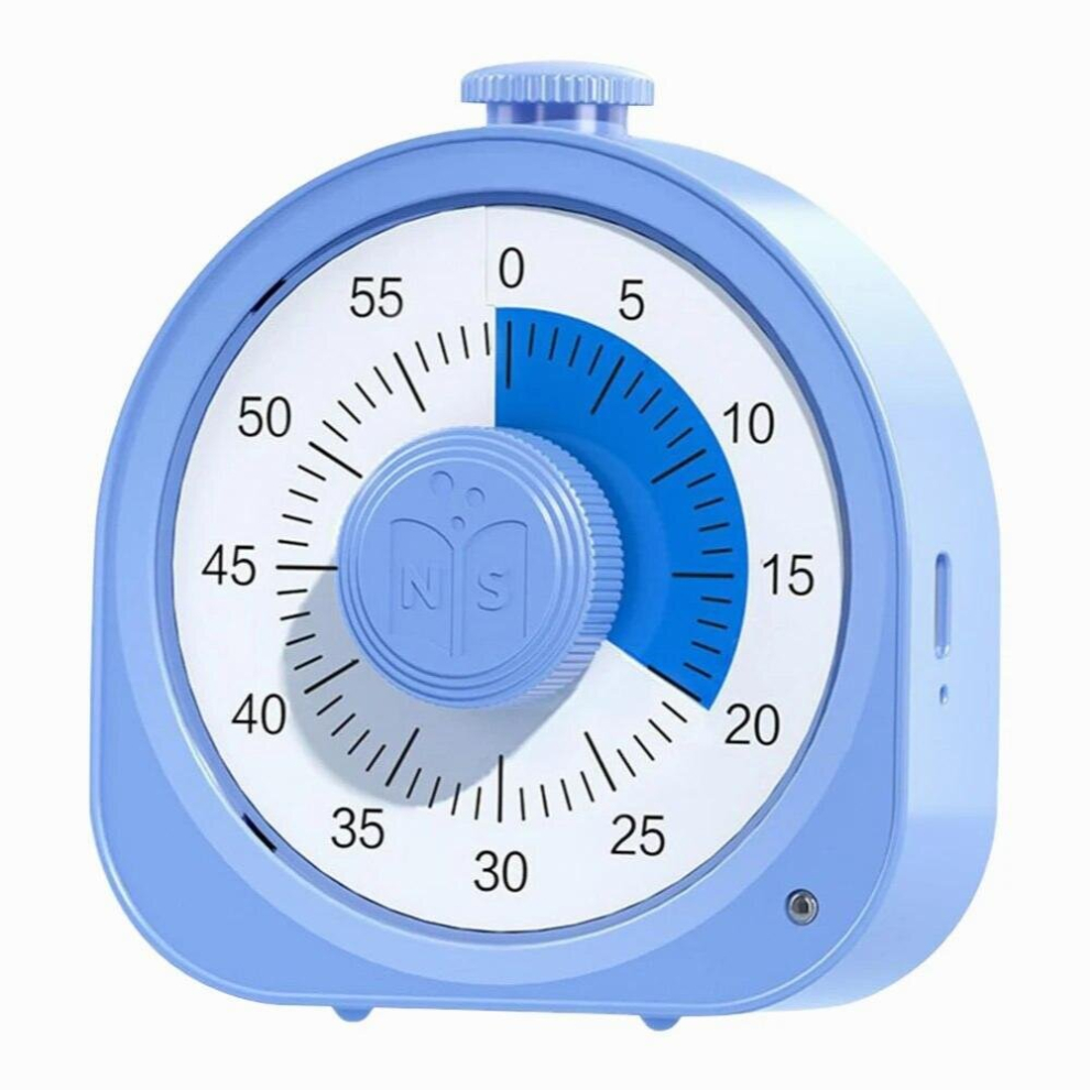 BPA Study Timer Alarm Clock Time Management Countdown Tool Rechargeable Countdown Timer Clock USB Charging for Kids Adults