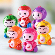 Clockwork Toy Childrens Cartoon Winding Creative Fruit Doll Cart Small Animal Baby Gift
