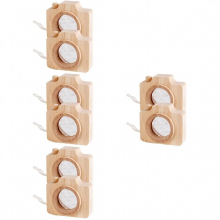 8 Pcs Childrens Kaleidoscope Toy Toys Party Favors Puzzle Wind Net Decorative Educational Kaleidoscopes Wooden Baby