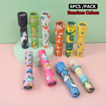8PCS/PACK Funny Interactive Logical Rotating Kaleidoscope Magic Classic Educational Toys for Kids Imaginative Cartoon Children