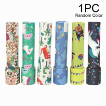 Gift Kids Kaleidoscope Interactive Cartoon Pattern Educational Toy Fun Portable Home School Classic Rotating Imaginative Retro