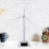 Desktop Model-Solar Powered Windmills/Wind Turbine&ABS Plastics 4