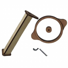 DIY Kaleidoscope Toy For Kids Handheld Magic Rotating Outdoor Parent-child Interactive Game Wooden Birthday